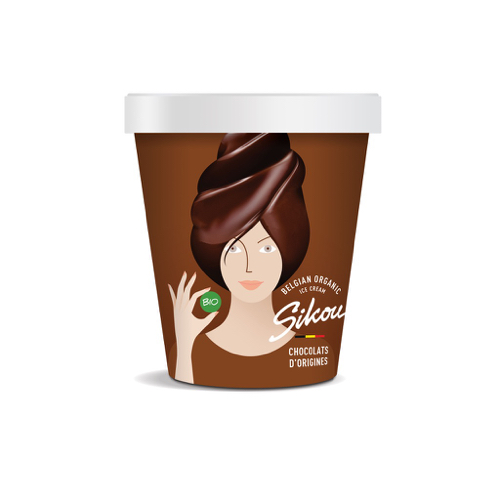 Sikou Chocolat crème glacée bio & s.gluten 475ml